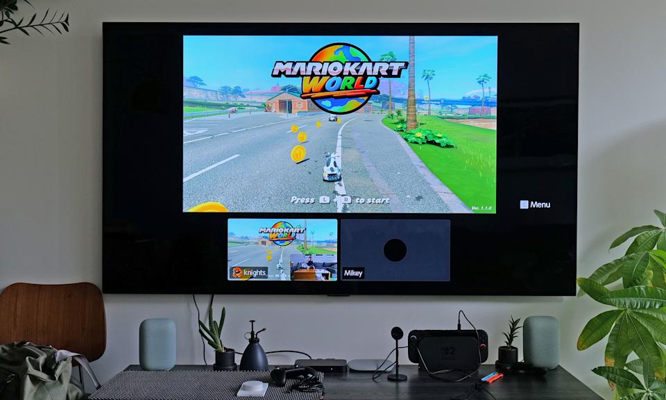 Here's what Game Chat looks like on the Nintendo Switch 2 when you have video sharing enabled.