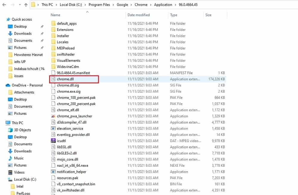 How to Fix Google Chrome Won’t Open -Delete the Chrome.dll File 