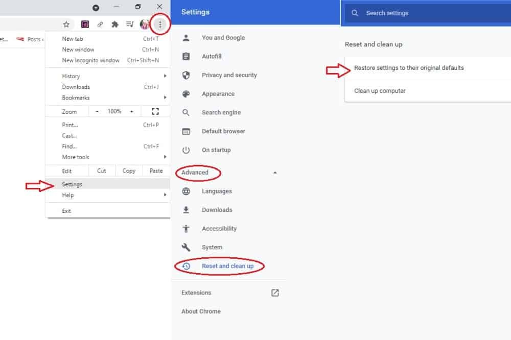 How to Fix Google Chrome Won’t Open - Reset Settings