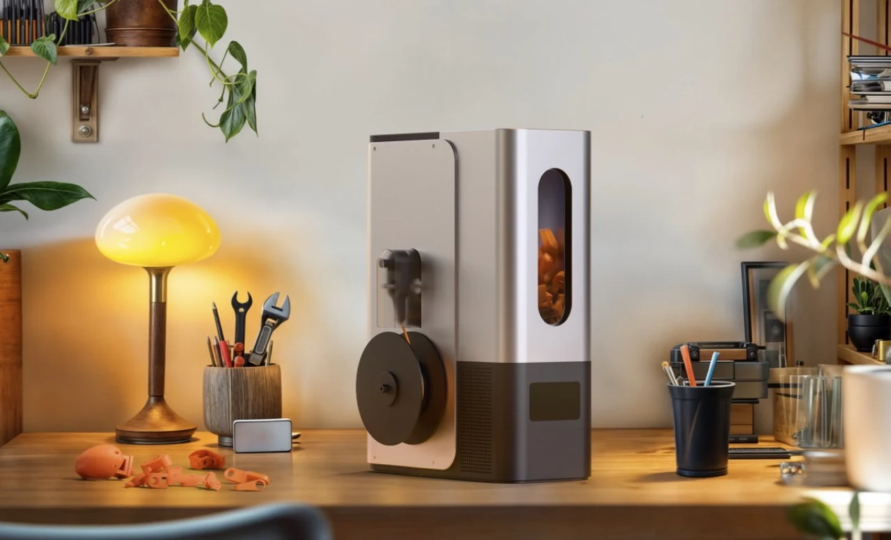 Eco-friendly 3D printing device producing high-quality filament