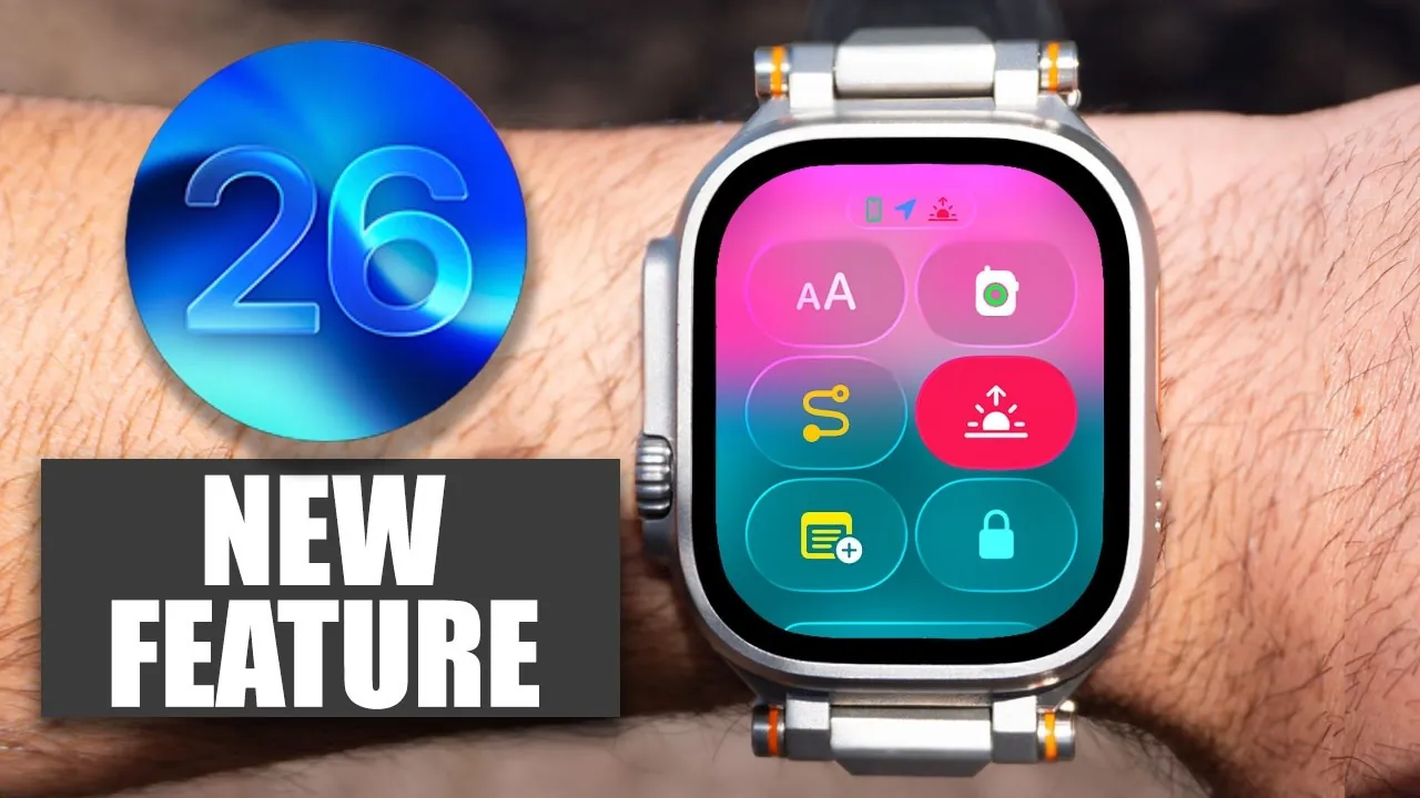 New watch faces and customization options in WatchOS 26 update